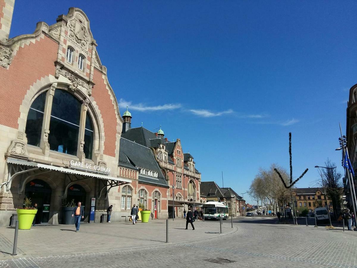 Apartamento Studio de Charme au Pied de la Gare Colmar Exterior foto